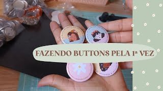 ✿Comprei a prensa de buttons da Cardenas✿ [upl. by Bohner340]