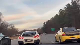 Nissan GTR 1000 WHP 😱 VS EVO 1000 WHP 😱maryland USA😧❌🚨 [upl. by Branen]