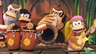 All Cutscenes in Donkey Kong Country Tropical Freeze Nintendo Switch [upl. by Yenaled639]