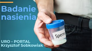 Badanie nasienia Ocena plemników  sperma pod mikroskopem Niepłodność męska URO PORTAL7 [upl. by Eitsym]