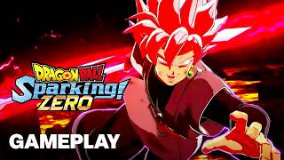 Dragon Ball Sparking ZERO Goku Black Rose vs Goku Ultra Instinct Gameplay  Bandai Summer Showcase [upl. by Sillert643]