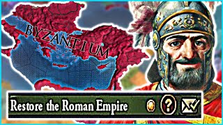 Byzantium Into Eastern Roman Empire By 1520 EU4 Byzantium Guide [upl. by Sihun]