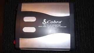 Cobra 2500 Watt Inverter CPI2575 Unboxing and Review  The Repair part 1 [upl. by Idnor991]