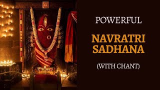 Powerful Navratri Sadhana  Linga Bhairavi Devi  SADHGURU AND SADHANA [upl. by Dlareme]