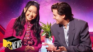 Cole Sprouse amp Lana Condor Talk Moonshot  MTV News [upl. by Zoie]