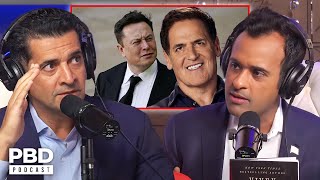 quotLast Election EVERquot  Elon Musk vs Mark Cuban Billionaires BATTLE Over Dangers If Trump Loses 2024 [upl. by Aratihc]