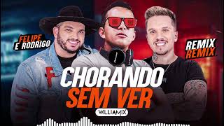 CHORANDO SEM VE  Felipe e Rodrigo  WilliaMix  Remix sertanejo [upl. by Quincy]