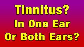 Tinnitus In Both Ears Or Only One Ear Talk With Ellen Currie [upl. by Jenifer]