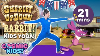 Sheriff Updown the Rabbit  A Cosmic Kids Yoga Adventure [upl. by Saxena]