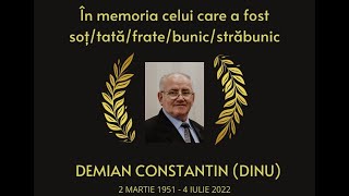 Serviciul de priveghi al fratelui DEMIAN CONSTANTIN DINU [upl. by Ahtelra]