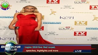 Logies 2018 live Red carpet speeches highlights and more [upl. by Simmons697]