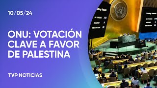 Asamblea de la ONU aprueba ingreso de Palestina e Israel refuerza su ofensiva a Gaza [upl. by Anot218]