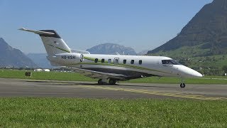 Airport Buochs 2018 Oct  New PC24s with other Pilatus Aircrafts and Guests [upl. by Ferwerda]