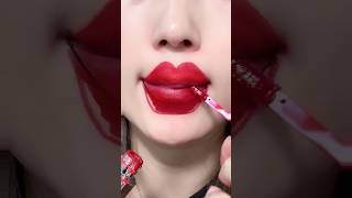 Waterproof Lipstick Tutorial Lips Hacks makeuptutorial makeup makeuptips lipstick [upl. by Ark85]