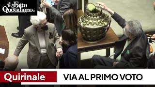 Quirinale via al voto con il ritorno di Bossi e Liliana Segre in Aula Assente Napolitano [upl. by Dann344]