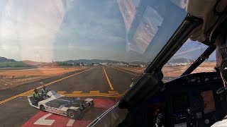 Business Jet  Challenger 605  TakeOff from Phuket HKTVTSP  April 2024 [upl. by Laekim431]