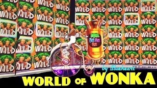 ★CRAZY WILDS LINE UP★ WORLD OF WONKA slot machine LIVE PLAY WITH BONUS WINS [upl. by Carolus51]