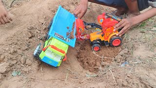 miti se bra turk palt gya  gadi wala cartoon  tractor truck JCB  dillu toy [upl. by Dorelle]