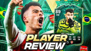 89 WINTER WILDCARD MARTINELLI SBC PLAYER REVIEW  FC 24 Ultimate Team [upl. by Naenaj]