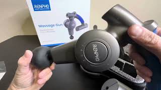 Review of Renpho R4 Massage Gun [upl. by Armbrecht]