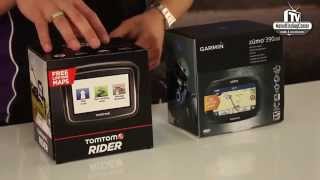 Tomtom amp Garmin Navigatiesystemen Review  MotorKledingCenterTV [upl. by Latia]