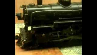 Neff live steam Pacific O scale propane fired Extremely rare [upl. by Moonier]