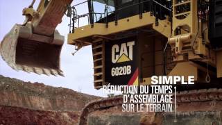 Présentation de la Pelle chargeuse hydraulique 6020B Cat® [upl. by Dagnah]