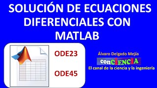 ⚠️ CÓMO RESOLVER ECUACIONES DIFERENCIALES CON MATLAB [upl. by Trutko127]