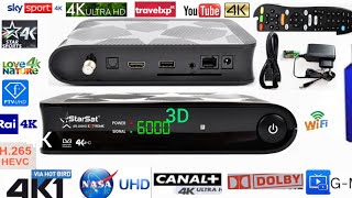 Starsat SR 200HD EXTREME 4k ultra No¹ Choice Full Review 2160P [upl. by Kamat]