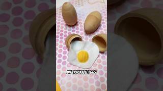 DIY Crackable Eggs for Pretend Play 🍳 feltfood pretendplay easteregg easterbasket [upl. by Garmaise719]