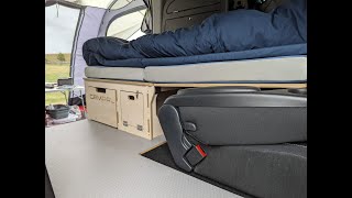 Camping boot box by Campal Campervan Conversions Ltd for Berlingo [upl. by Yoo]