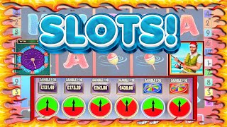 BIG UPS amp BIG DOWNS Slot Play with Free Spins amp Gambles [upl. by Animaj]