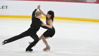 2023 Lake Placid  Intermediate Combined  European Waltz  Caitlin Kim [upl. by Annaid]