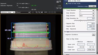 CVX Machine Vision System Trend Edge Width Tool [upl. by Emiolhs]