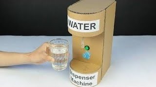 Transforming Waste Bottles into Simple Water Dispenser Machines School Science Project  DIY Craft [upl. by Velick]