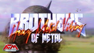 BROTHERS OF METAL  Heavy Metal Viking 2024  Official Music Video  AFM Records [upl. by Biegel]