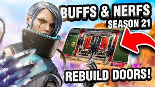 ALL Buffs amp Nerfs Apex Legends Season 21 Wingman Floor Loot Insane Catalyst Buff and more [upl. by Araid889]