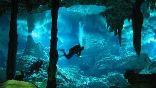 Extreme Deep Underwater Caves Diving Full Documentary [upl. by Lawtun]