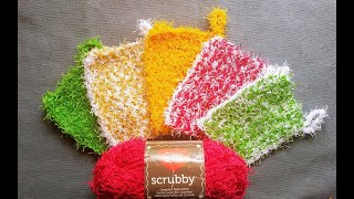 Knitted Dish Scrubbie a Knittycats Knits Project [upl. by Hartmann]