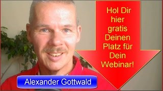 Alexander Gottwald WebinarEinladung  Deine Gehirn Universum Landkarte [upl. by Florri318]