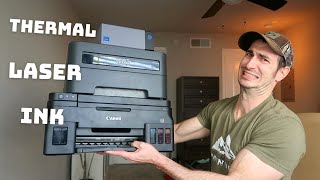 Best Printer for Home Use and Small Business Inkjet Vs Laser Vs Thermal Printers [upl. by Bajaj]