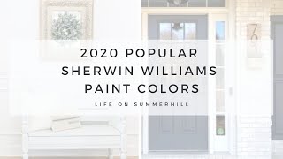 Popular Sherwin Williams Paint Colors [upl. by Neened]