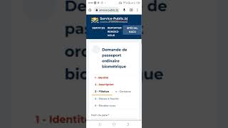 Demande de passeport Biométrique Béninois en ligne [upl. by Ellita]