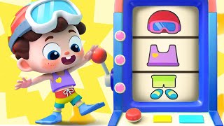 Head Shoulders Knees And Toes  Getting Dressed Song Nursery Rhymes amp Kids Songs  BabyBus [upl. by Carlotta]