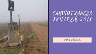 Camino Frances Winter 2018 ¦ Rabe de las Calzadas  Castrojeriz ¦¦ SimiiLila [upl. by Atinaujnas]