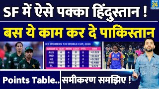 T20 Womens World Cup  Semifinal में ऐसे Team India बस ये काम करे Pakistan  NZ  Points Table [upl. by Dnartreb]