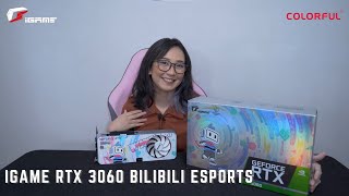 Unboxing and Overview of Colorful iGame Nvidia GeForce RTX 3060 BiliBili Esport Edition GraphicsCard [upl. by Joaquin]