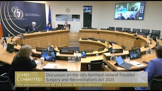 Relatives for Justice address the Joint Committee on the Implementation of the Good Friday Agreement [upl. by Wynn607]