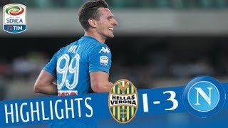 Hellas Verona  Napoli 13  Highlights  Giornata 1  Serie A TIM 201718 [upl. by Gobert239]