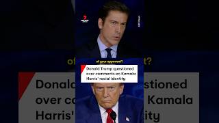 Donald Trump questioned over comments on Kamala Harris’ racial identity [upl. by Radmen]